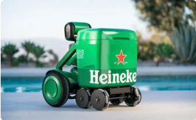 Heineken представил пивного робота Beer Outdoor Transporter